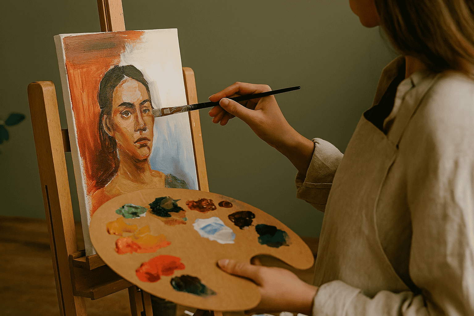 Vandfarve avanceret kursus hos Floxswyxquazl