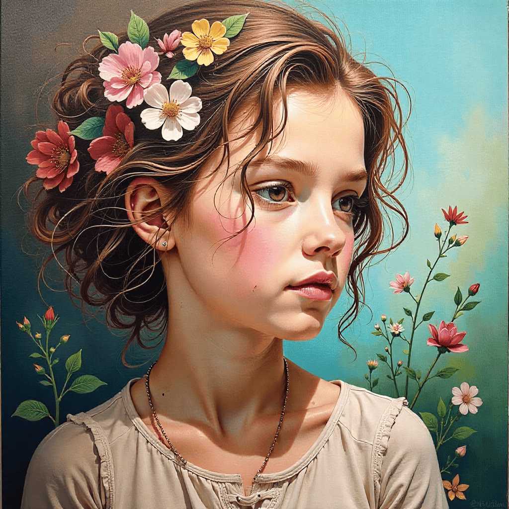 Akryl abstrakt fra Floxswyxquazl studerende